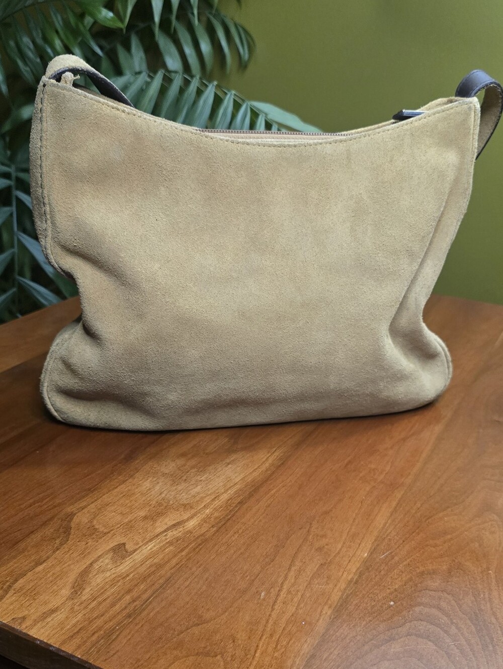 Vintage Ralph Lauren Y2K Genuine Suede Shoulder Bag - Picture 2 of 13
